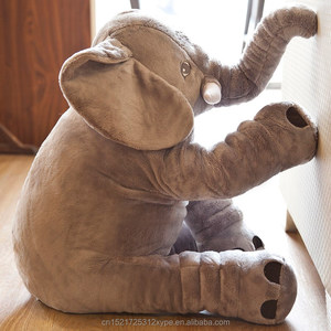 Miễn Phí Vận Chuyển 60Cm Elephant <span class=keywords><strong>Plush</strong></span> Đồ Chơi Da Động Vật Với Zip Unfilling Siêu Mềm Vải Dễ Thương Búp Bê Cho Trẻ Em Món Quà Niuniu Daddy - Product Image 5