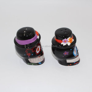 <span class=keywords><strong>Ceramica</strong></span> ognissanti cranio sale e pepe shaker - Product Image 4