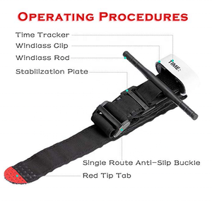 عاصبة القط في حالات الطوارئ في الهواء الطلق بيد واحدة من الجيل 7 ، عاصبة تكتيكية ، الإسعافات الأولية - Product Image 2