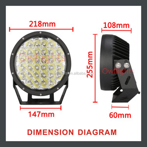 2022 Quảng Châu Phụ tùng xe hơi 9 ''320 wát LED ánh sáng tại chỗ 4x4 làm việc đèn 9inch 320 <span class=keywords><strong>Watt</strong></span> xe ánh sáng 4x4 - Product Image 5