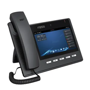 7นิ้วหน้าจอสัมผัส Android 4.2 SIP โทรศัพท์6 SIP บัญชีวิดีโอ Voip Ip โทรศัพท์