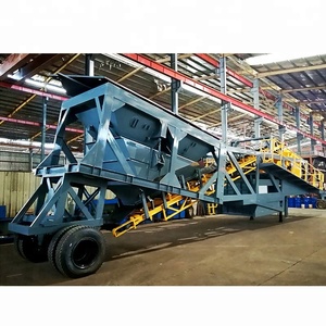 New 3.8m entladung höhe Small 50m 3/h Mobile <span class=keywords><strong>Concrete</strong></span> Batching <span class=keywords><strong>Plant</strong></span> für verkauf - Product Image 5