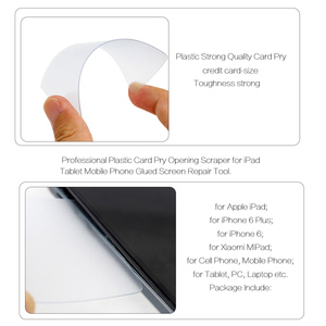 BST-220 iPad Tablette pour Samsung Téléphone Portable Écran Collé Réparation Outil Pratique En Plastique Dur Carte Levier D'ouverture Grattoir - Product Image 4