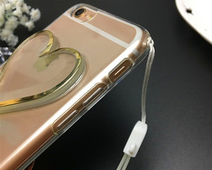 Fundas case de silicona con reloj de arena de liquido glitter para iPhone 6 6plus - Product Image 2