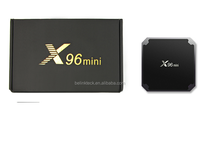Boîtier TV X96mini d'origine, usine Amlogic S905W, Android 7.1 OS, 1 Go de RAM, 8 Go de ROM, boîtier TV Android, X96 Mini