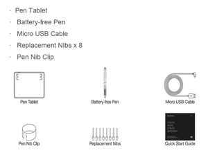 Tablette de signature numérique <span class=keywords><strong>Huion</strong></span> <span class=keywords><strong>Inspiroy</strong></span> H430P avec stylet sans batterie, 4096 niveaux de pression - Product Image 6