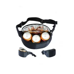 Outdoor Travel Insulated Fanny Pack Cooler With Adjustable Strap Thermal Waist Pack Bag