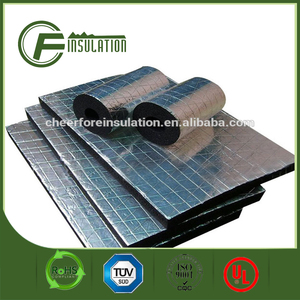 Flamme retardent FSK feuille d'aluminium NBR / PVC auto - adhésif adossé isolation feuille de mousse - Product Image 1