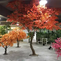Plastic Artificial Maple Tree for Indoor