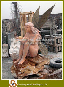 Jardin vie-taille marbre <span class=keywords><strong>rose</strong></span> femme <span class=keywords><strong>nue</strong></span> statue bon prix pour vente - Product Image 1