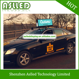 Aslled P5 LED taxi Roof Top quảng cáo dấu hiệu điện tử Scroll board điện thoại di động LED taxi Top hiển thị dấu hiệu - Product Image 5