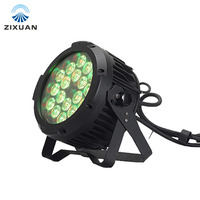 Vente en gros étanche extérieur IP65 LED RGBW 4in1 18*12W Par lumière laveuse murale mélanger la couleur pour Club DJ Bar Show Stage