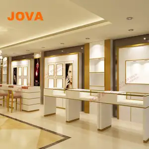 Silver golden diamonds shops interior design images jewellery counter design