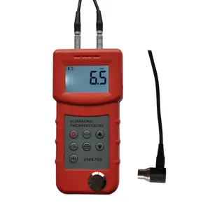 Pengujian Ketebalan UM6700 Portabel Ultrasonic Thickness Gauge Digital Logam