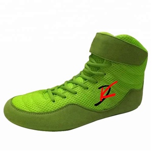 Chaussures de lutte en cuir artificiel pour hommes, antidérapantes, respirantes, chinois, nouveau, - Product Image 1