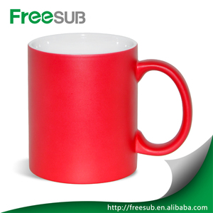 Al por <span class=keywords><strong>mayor</strong></span> en blanco sublimación color cambio cerámica taza productos de sublimación - Product Image 3