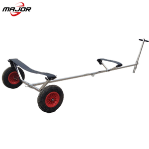 Remolque de barco de acero inoxidable con dos ruedas, dollies, jet ski