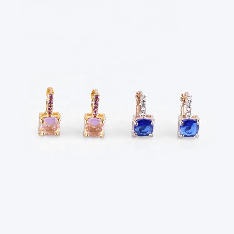 korean 3 gram gold beautiful designed earrings for women