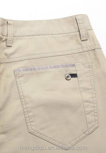 Robe droite personnalisée OEM ODM de marque décontractée classique en coton doux léger coupe ajustée pantalon chino <span class=keywords><strong>kaki</strong></span> pour hommes - Product Image 6