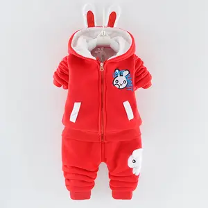 Hao Baby Autumn And Winter Children Suit Printing Fashion Boy And Girl Cartoon Outfit Suit