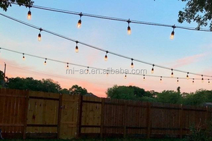 <span class=keywords><strong>Bombillas</strong></span> Vintage blancas cálidas E26, <span class=keywords><strong>guirnalda</strong></span> decorativa para Patio exterior de 48 pies, luces para Patio, globo, fiesta, Navidad, cadena de luces - Product Image 5