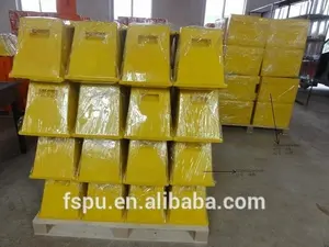 Australia Hot Sale Op Maat Gemaakte Lading 5ton Tot 400 Ton Polyurethaan Wiel Chock