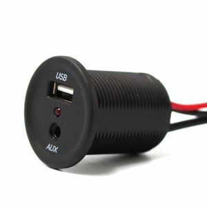 <span class=keywords><strong>Adattatore</strong></span> di alimentazione per <span class=keywords><strong>presa</strong></span> caricabatterie <span class=keywords><strong>USB</strong></span> con AUX per auto, barca, moto - Product Image 1