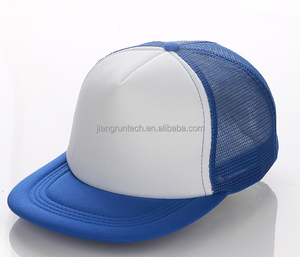 High Quality Snapback Black <strong>White</strong> Two Color <strong>Flat</strong> Brim 5-panel Foam Mesh Trucker <strong>Cap</strong> - Product Image 5