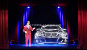 Système d'écran de projection holographique 3D Pepper's Ghost Spectacle en direct <span class=keywords><strong>Projecteur</strong></span> holographique <span class=keywords><strong>interactif</strong></span> - Product Image 6