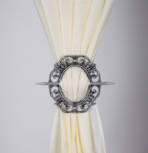 Modern Stainless Steel Curtain Hook Accessories with <strong>Tie</strong> <strong>Backs</strong> (Custom Size) - Product Image 1