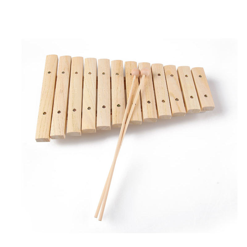 En gros pas cher Instruments de Musique Enfants jouets En Bois fait main en bois xylophone