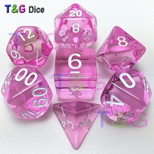Ensemble de dés pour traitement de l'eau, perles colorées en acrylique polyhémisphère, lot de 10 pièces - Product Image 6