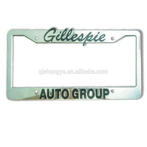 Supporto di copertura della struttura della targa di immatricolazione di plastica inossidabile impresso abitudine americana promozionale all'ingrosso - Product Image 3