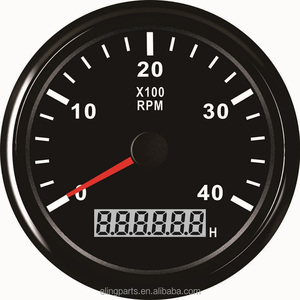85mm Universel Générateur Autometer Tachymètre Analogique <span class=keywords><strong>RPM</strong></span> COMPTE-TOURS 0-4000 <span class=keywords><strong>RPM</strong></span> Avec LED Compteur Horaire 12 V/24 V - Product Image 3