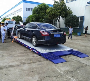 Nouveau camion de <span class=keywords><strong>remorquage</strong></span>, grue de levage de voitures, <span class=keywords><strong>plateau</strong></span> plat, carrosserie de dépanneuse entièrement abaissée à vendre - Product Image 2