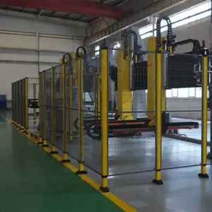 Safety Fence Industrial Safety Barrier Fence Weld Mesh Panel Robot Machine Fencing