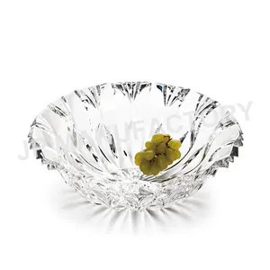 水果上碗钻石闪耀水晶水果碗奢华优质透明圆形亚克力水果碗
