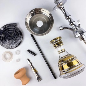 Shisha hookah portable avec étui en cuir, shisha hookah, style dubaï, mariée télé, vente en gros, usine chinoise - Product Image 5