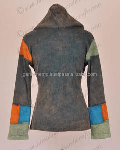 Patchwork Hoodie Applique in Patches Embroidery Bohemian Enzyme Wash Plus Size Hooded Jacket Nepalese <b>Clothing</b> Pullover CSWJ 197 - Product Image 5