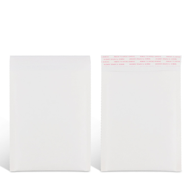 High Quality Custom White Kraft Paper Bubble Poly Mailers Padded Envelopes Courier Shipping Jiffy Bags