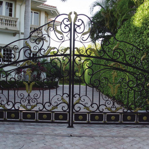 Diseño de Puerta Simple de Hierro Forjado, Imágenes de Diseños de Puertas para <span class=keywords><strong>Casa</strong></span> - Product Image 2
