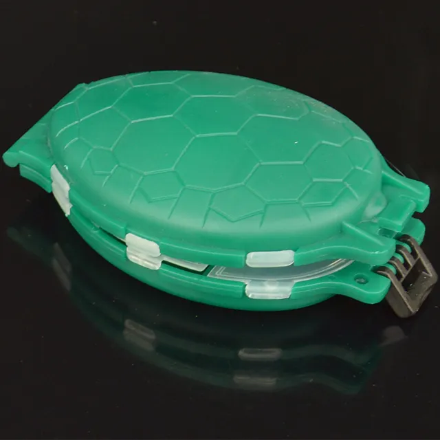 Green Turtle plastic fly fishing box