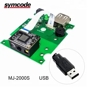 Mini scanner de código de barras para android tablet pc Rs TTL 232 micro usb de alta velocidade barcode scanner módulo Symcode MJ-3000