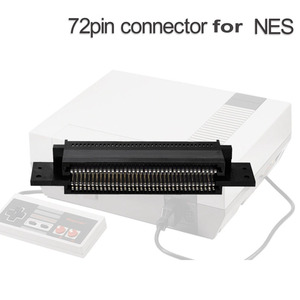 72 Pin 72 P Kết Nối Adapter Trò Chơi Cartridge Khe Cắm Kết Nối Cho NES FC Famicom Giao Diện Điều Khiển Sửa Chữa Các Bộ Phận Nhanh Chóng Tàu - Product Image 2