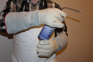10 <span class=keywords><strong>gants</strong></span> de travail halogène LN2, liquide, imperméable et résistant au froid, <span class=keywords><strong>pour</strong></span> laboratoire - Product Image 4