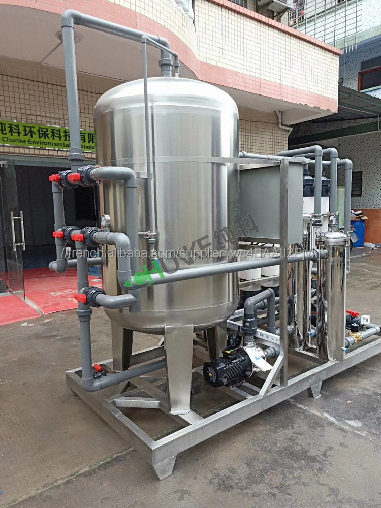 Système UF 10 T/H hydrogène riche en eau de traitement de l'eau pour l'hémodialyse