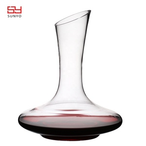 Handmade Lead Free Crystal <strong>Wine</strong> <strong>Decanter</strong> Glass Set <strong>With</strong> Wooden <strong>Stopper</strong> - Product Image 4