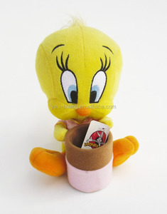 Tùy Chỉnh OEM <span class=keywords><strong>Tweety</strong></span> Vuông Gối Và Đệm - Product Image 3