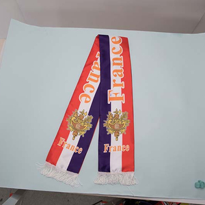 <span class=keywords><strong>2018</strong></span> La Russie Coupe Du Monde Sur Mesure conception Haute Densité Satin Fan écharpes - Product Image 3
