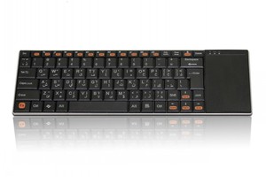 Arapça İngilizce kablosuz mini lazer siyah fare ile 2.4 Ghz Querty klavye dahili şarjlı pil alüminyum alt - Product Image 1